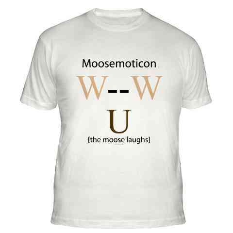 moosemoticon t-thirt
