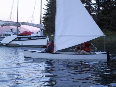 Sailing ROAN past LUNA