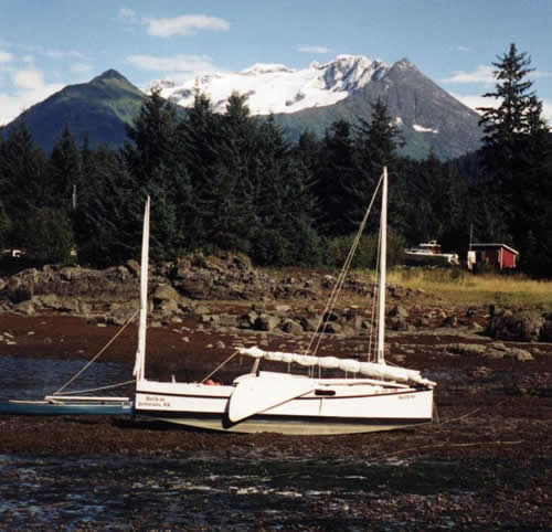 SELKIE dried out in Amalga Harbor